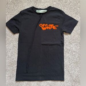 Off-White Black and orange authentic t shirt
